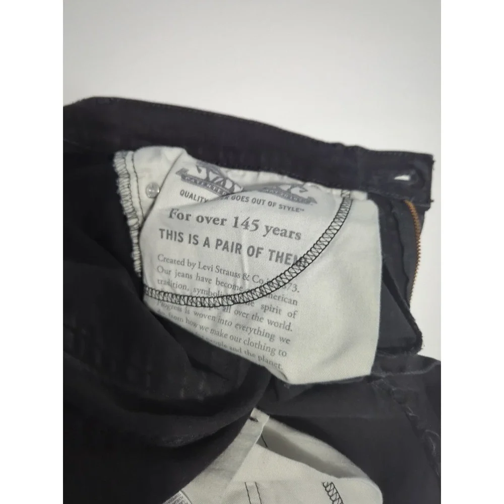 Levi's 511 Slim fit jeans mens 32x30 black stretch tapered denim streetwear